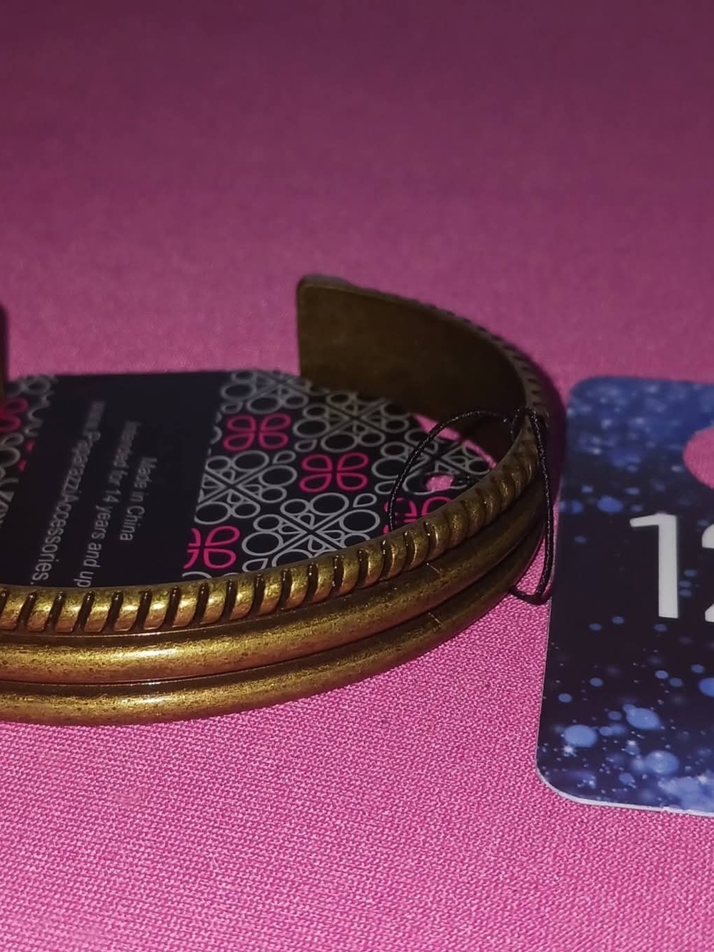 paparazzi Gold-Tone Twisted Edge Cuff Bracelet